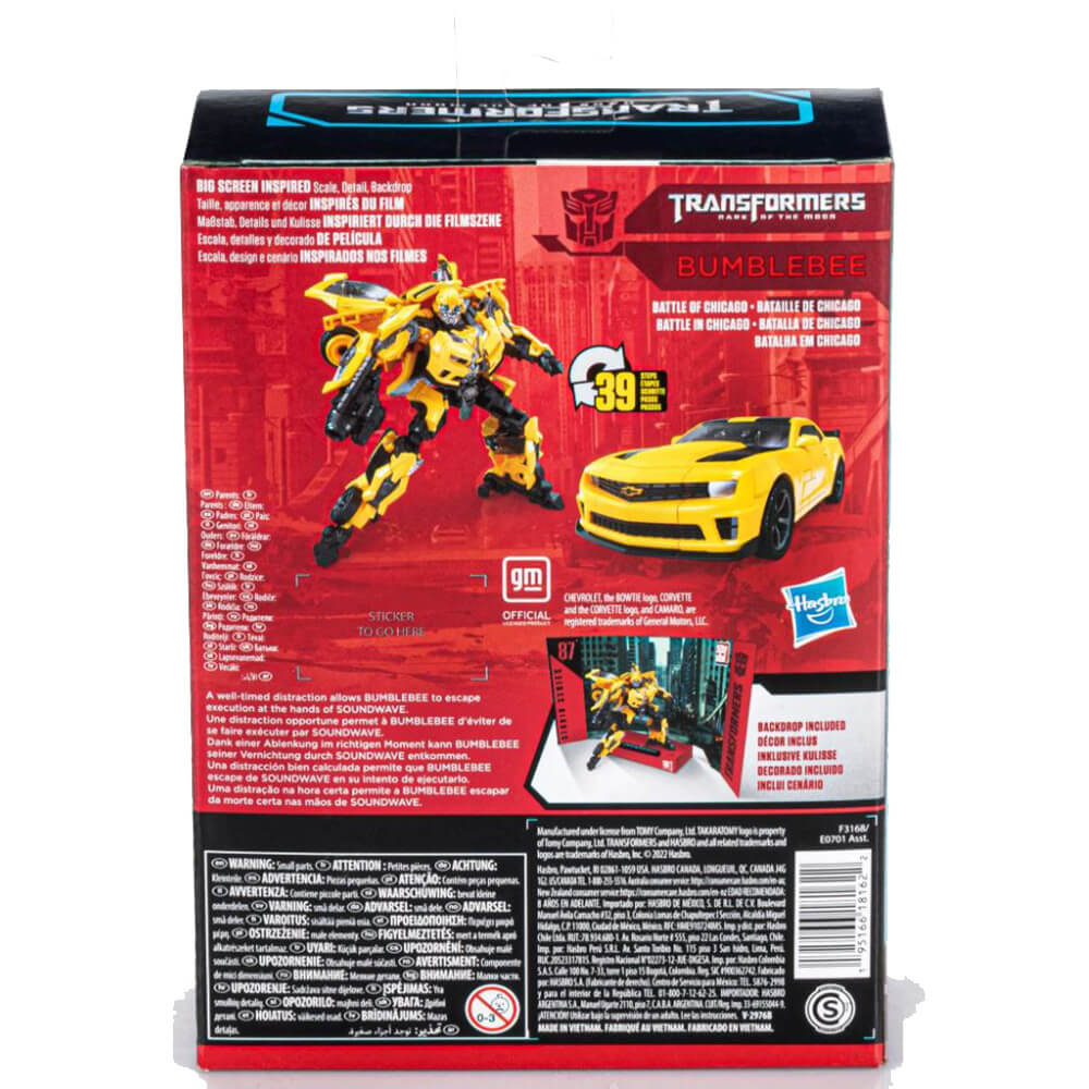 Hasbro F3168 Transformers Studio Series 87 Deluxe Dark of the Moon Bumblebee