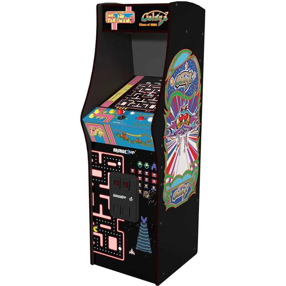 Arcade1up AR1MPCGALDEL Class of 81 Ms. Pac-Man/Galaga Deluxe Arcade Game