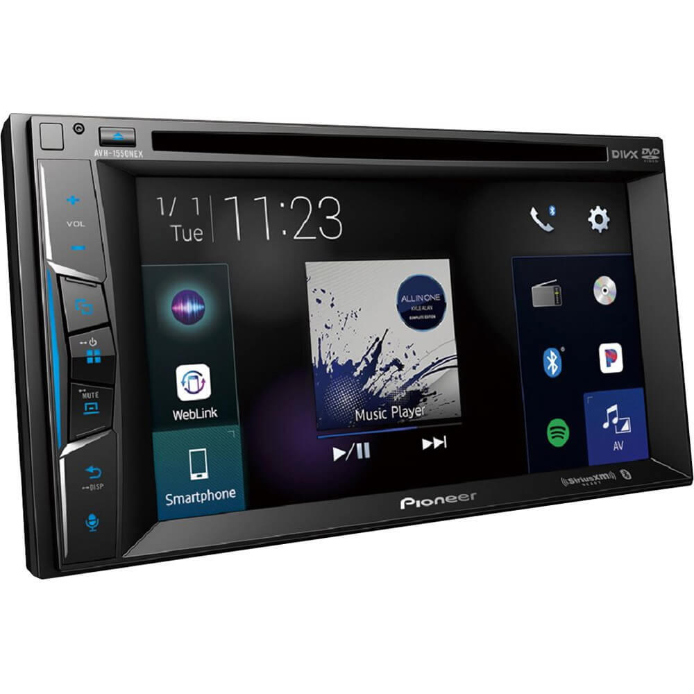 Pioneer AVH1550 6.2 inch Amazon Alexa, Apple CarPlay&#0153;, Bluetooth&#0174;, SiriusXM-Ready&#0153; Multimedia DVD Rec