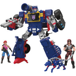 Hasbro F7138 Transformers Collaborative G.I. Joe x Transformers Soundwave Dreadnok Thunder Machine, Zartan & Zarana