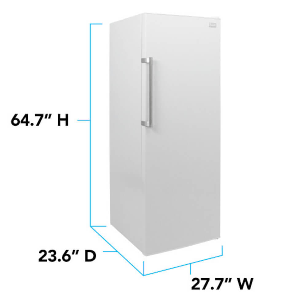 Avanti AV1081VFK0W 11 Cu. Ft. White Upright Freezer