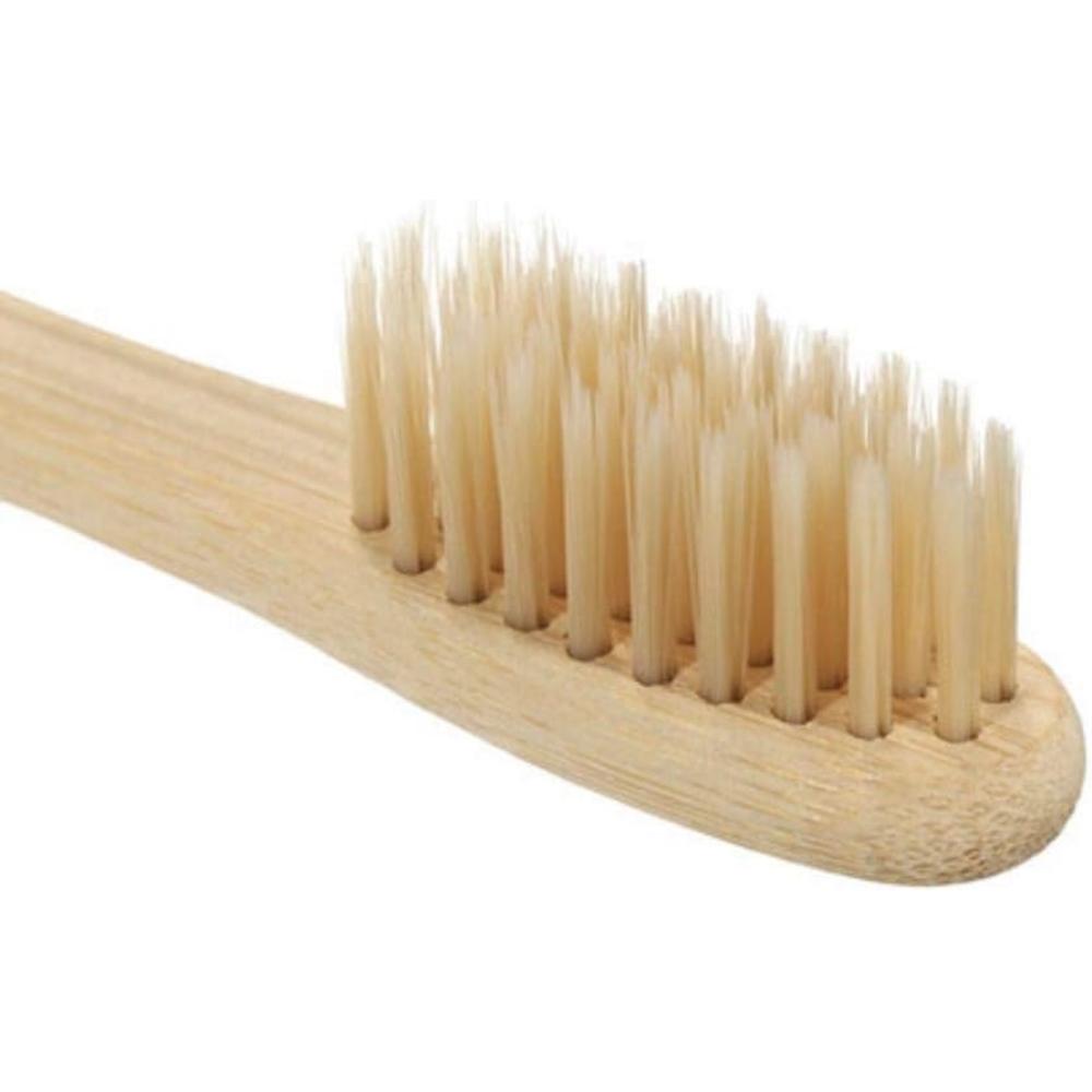 BeNat Bamboo Toothbrush 2-Pack. Eco-Friendly Wood Toothbrush Bamboo Nylon Fiber.  