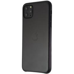Apple Leather Case for iPhone 11 Pro Max (6.5-inch) - Black (MX0E2ZM/A)
