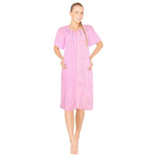 JEFFRICO Womens Dusters For Women Zipper Front Housecoat