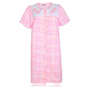 JEFFRICO Womens Dusters For Women Snap Front Housecoat Lounger