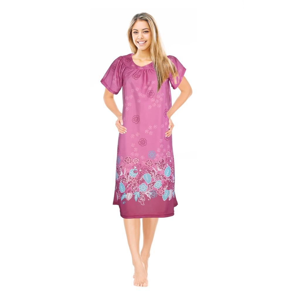 JEFFRICO Womens Nightgowns Muumuu Lounger House Dress Sleepwear Silky jeffrico-womens-nightgowns-muumuu-lounger-house-dress-sleepwear-silky
