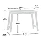 Sauder Beginnings Writing Table Summer Oak finish 424259