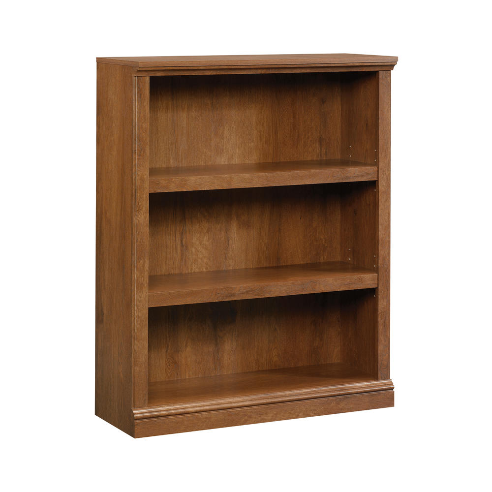 Sauder Select 3 Shelf Bookcase, Oiled Oak® finish (# 410372)