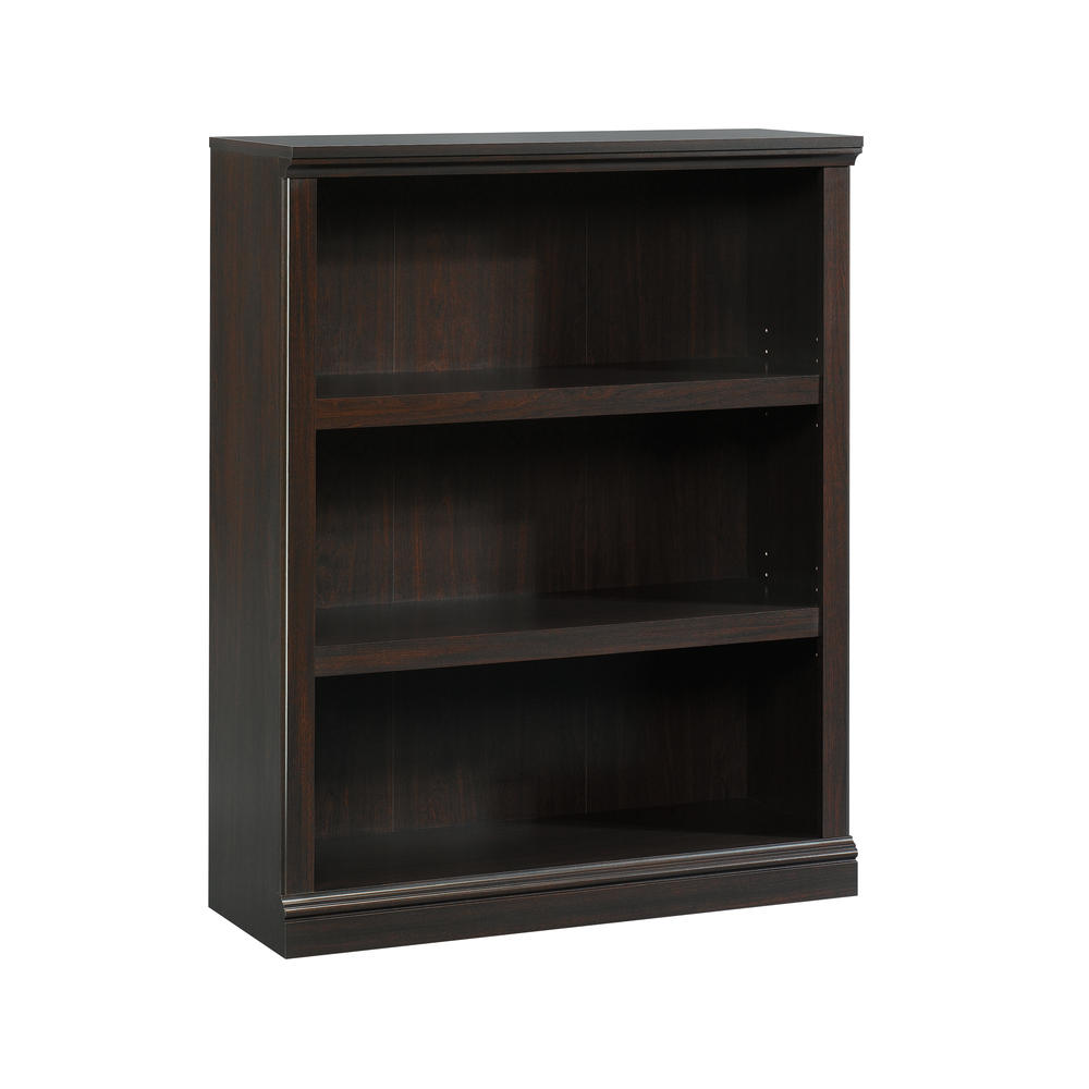 Sauder Select 3 Shelf Bookcase, Jamocha Wood® finish (# 410373)