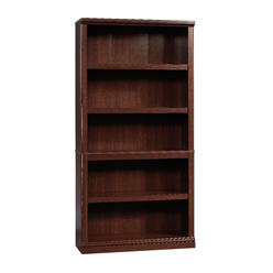 Sauder Select 5 Shelf Bookcase, Select Cherry finish (# 412835)
