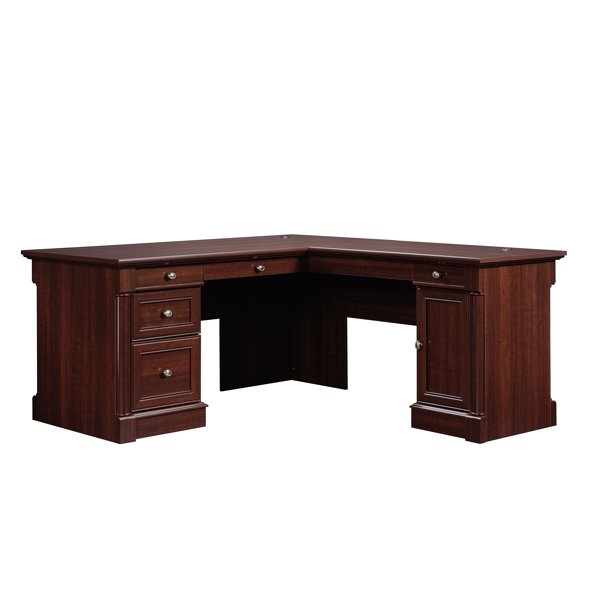 Photo 1 of 2 boxes, loose hardware *** Sauder Palladia L-Shaped Desk, Select Cherry Finish