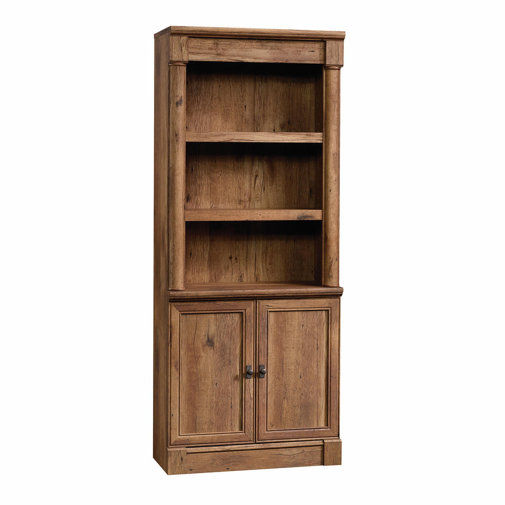 Sauder Palladia® Library W/Doors, Vintage Oak® finish (# 420609)
