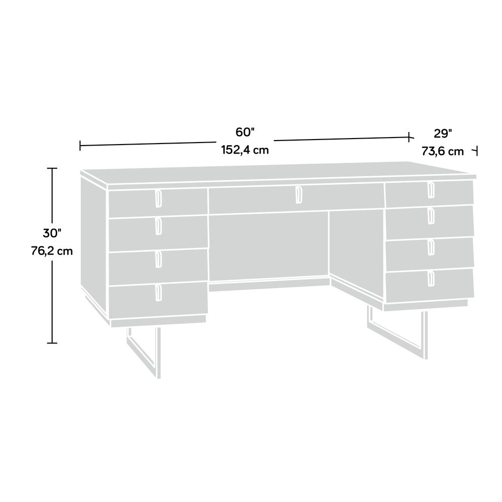 Sauder international lux executive desk deals