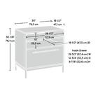 Sauder Vista Key Lateral File Pearl Oak finish 425844