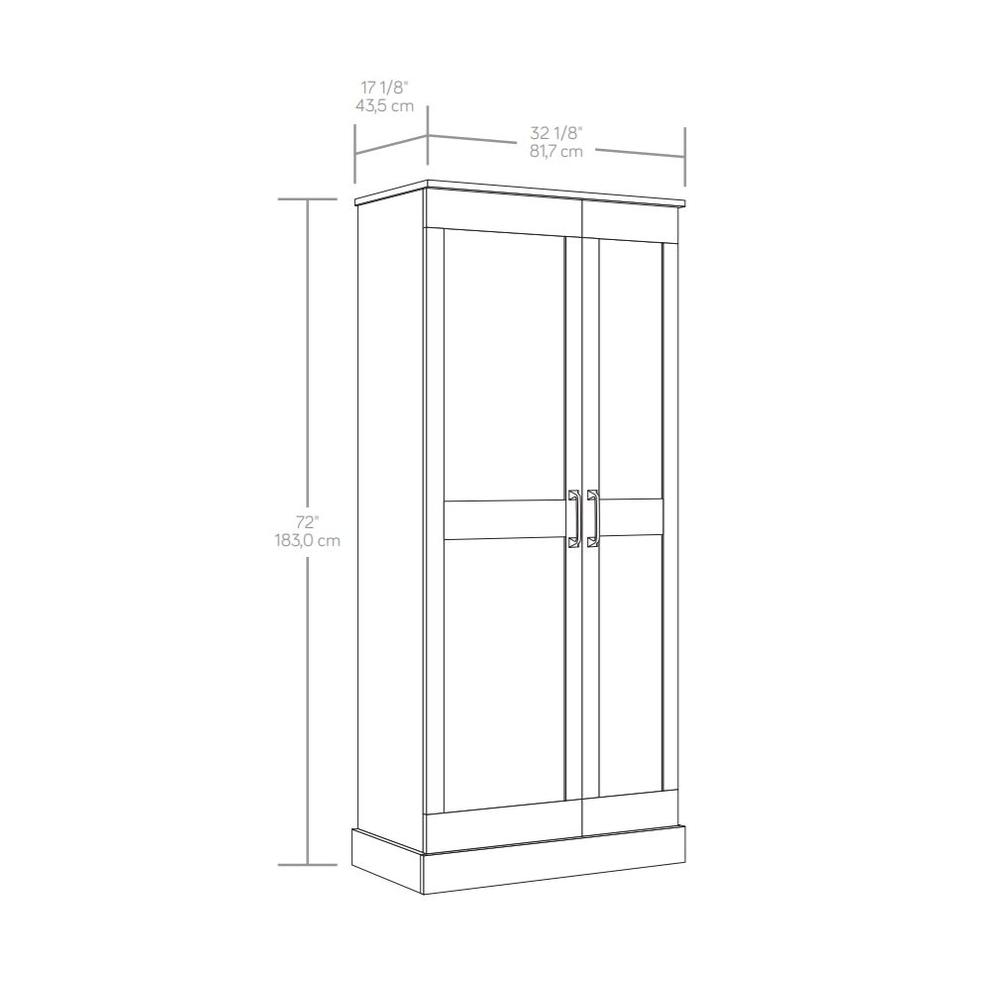 Sauder Select Double Deep Storage Cabinet, Rural Pine™ finish (# 427959)