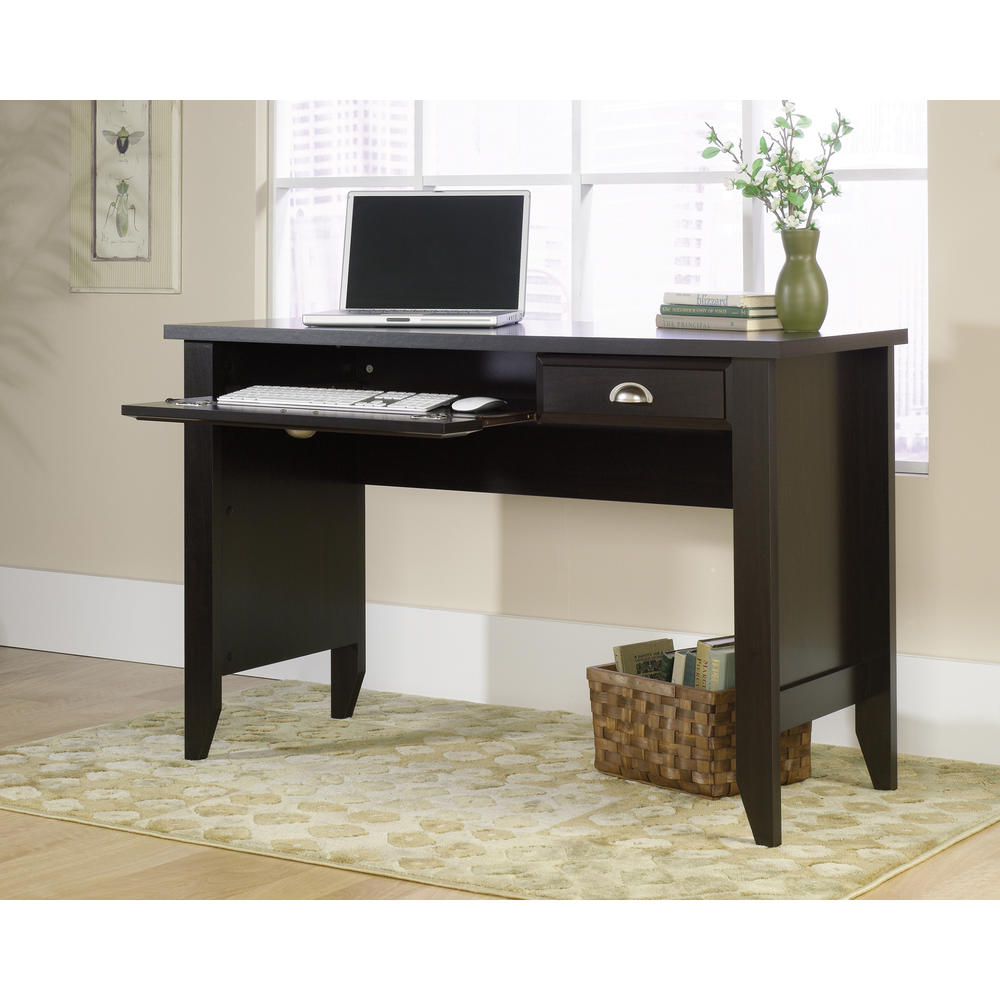 Sauder Shoal Creek® Computer Desk, Jamocha Wood® finish (# 409936)