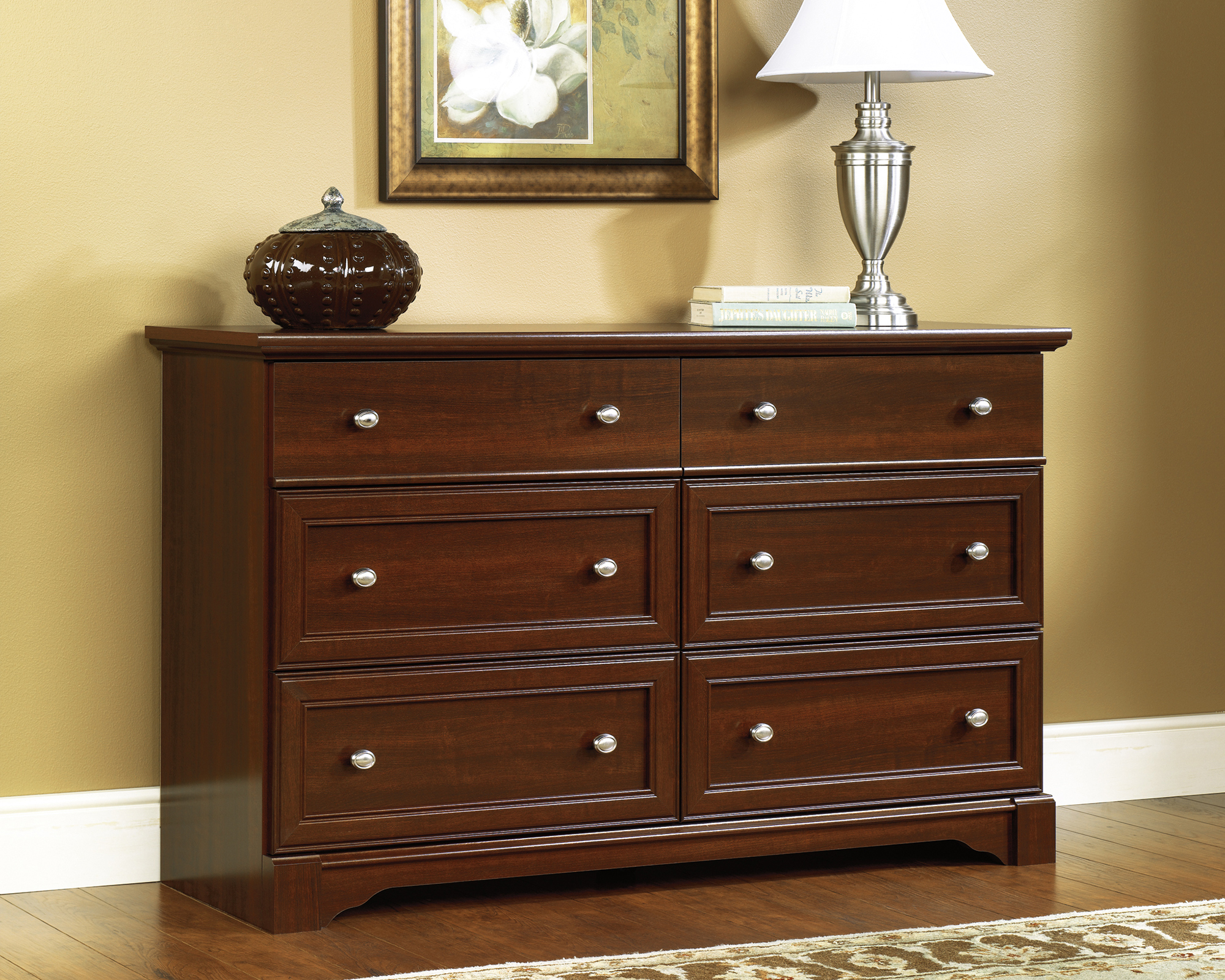 Sauder Palladia® Dresser, Select Cherry finish (# 411830)