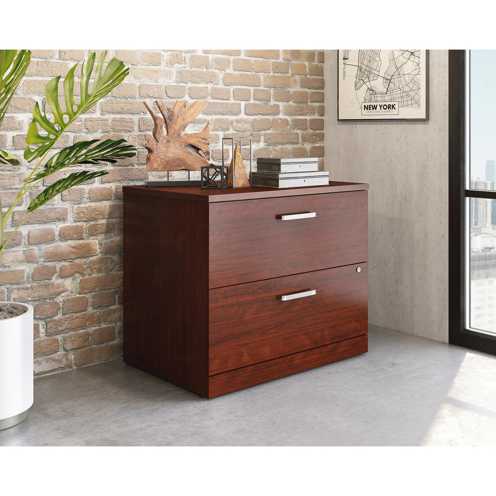 Sauder Affirm™ Commercial Lateral File, Classic Cherry® finish (# 426162)