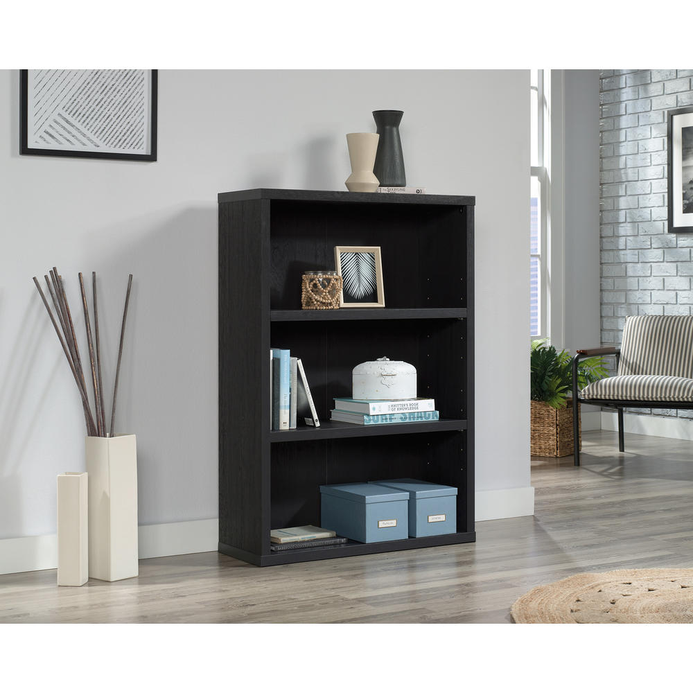 Sauder Select 3-Shelf Bookcase, Raven Oak™ finish (# 427265)