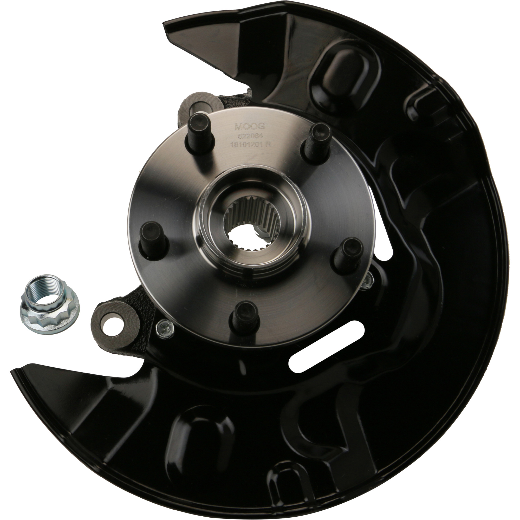 MOOG Chassis Products MOOG® - Suspension Knuckle Assembly-Wheel Bearing and Hub Assembly Front Left (LK063)