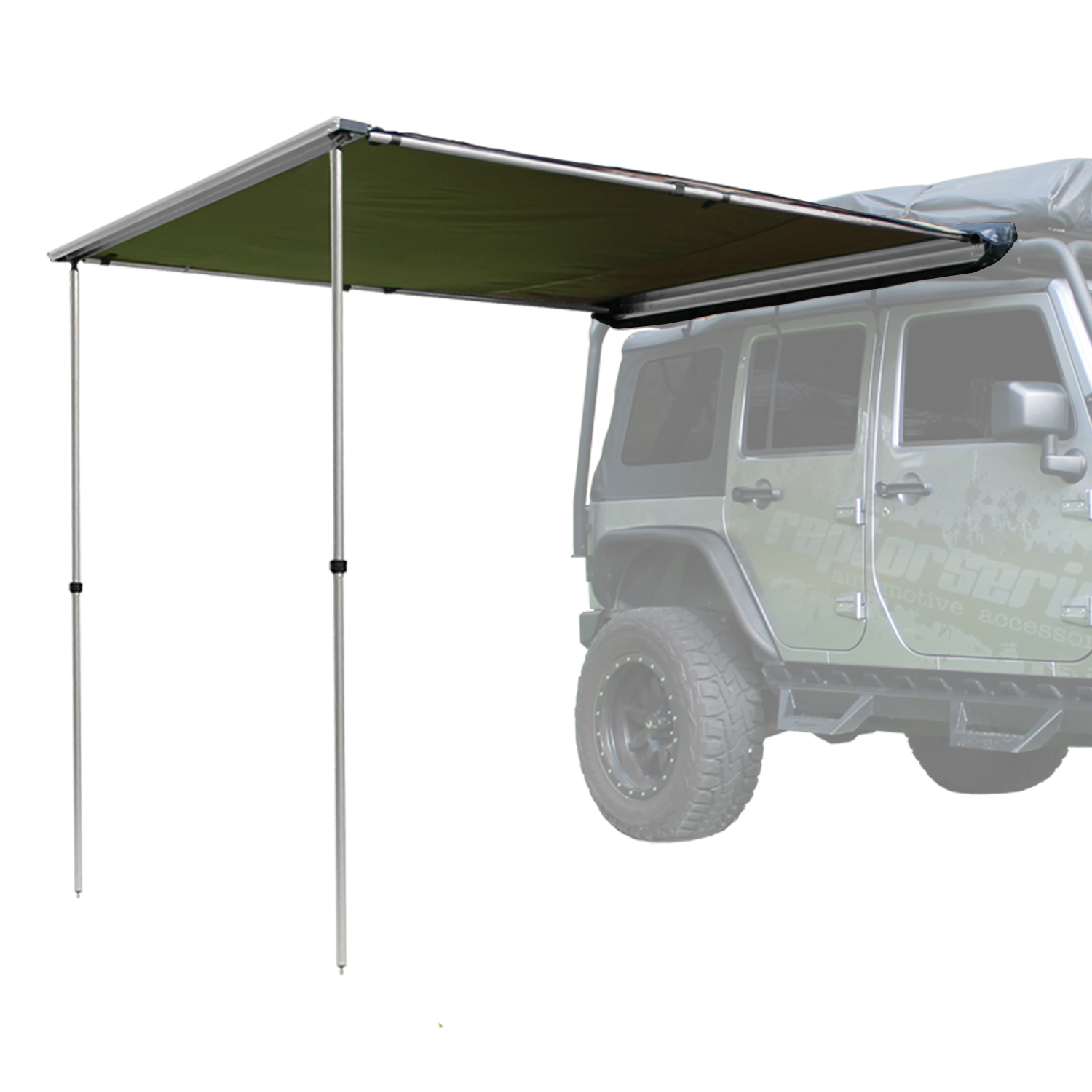 Raptor Series OffGrid Retractable Pull Out Roof Top Awning Sun Shade Shelter 8.2