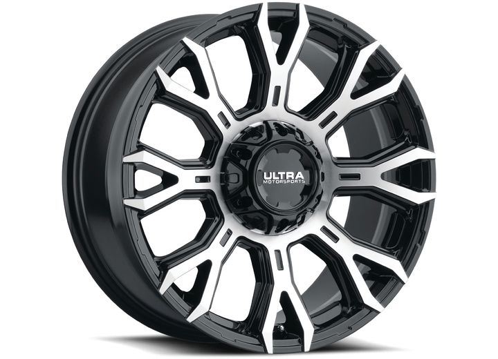 Ultra Wheel® - ULTRA 20X10 6X135 BP -25 O/S 4.52 BS GLOSS BLACK WITH DIAMOND CUT FACE AND CLEA (123-2135U25)