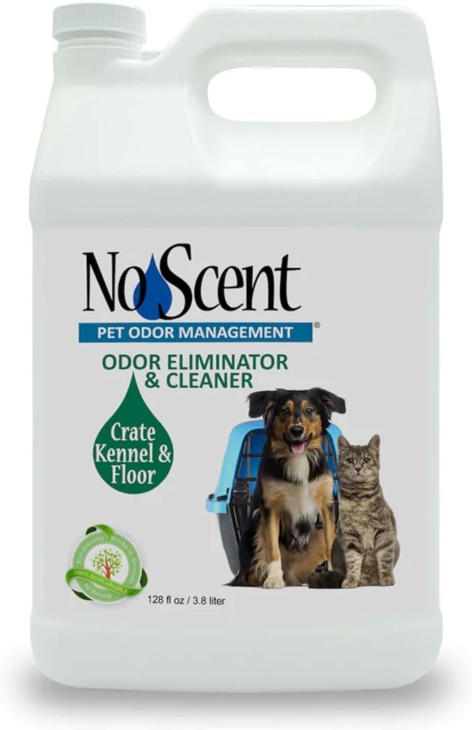 No Scent Crate, Kennel & Floor Cleaner Odor Eliminator & Cleaner (128 FL Oz)