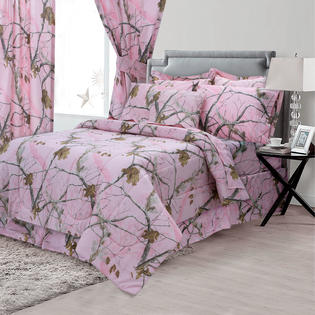 Realtree All Purpose Pink Comforter Set