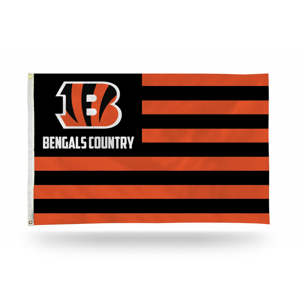 Rico Industries NFL Football Cincinnati Bengals Country 3' x 5' Banner Flag
