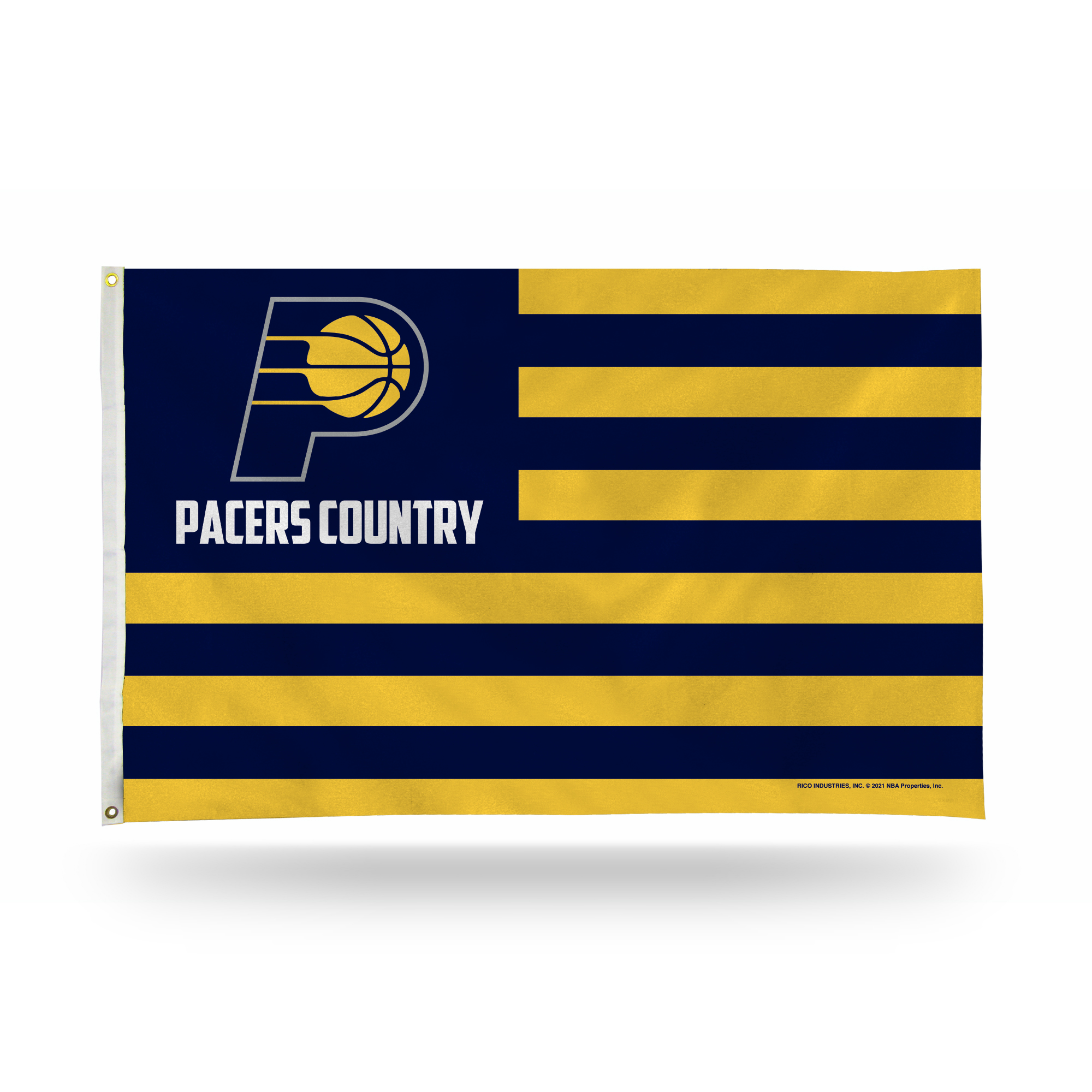 Rico Industries NBA Basketball Indiana Pacers Country 3' x 5' Banner Flag
