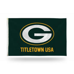 Rico Industries NFL Football Green Bay Packers Title Town 3' x 5' Banner Flag