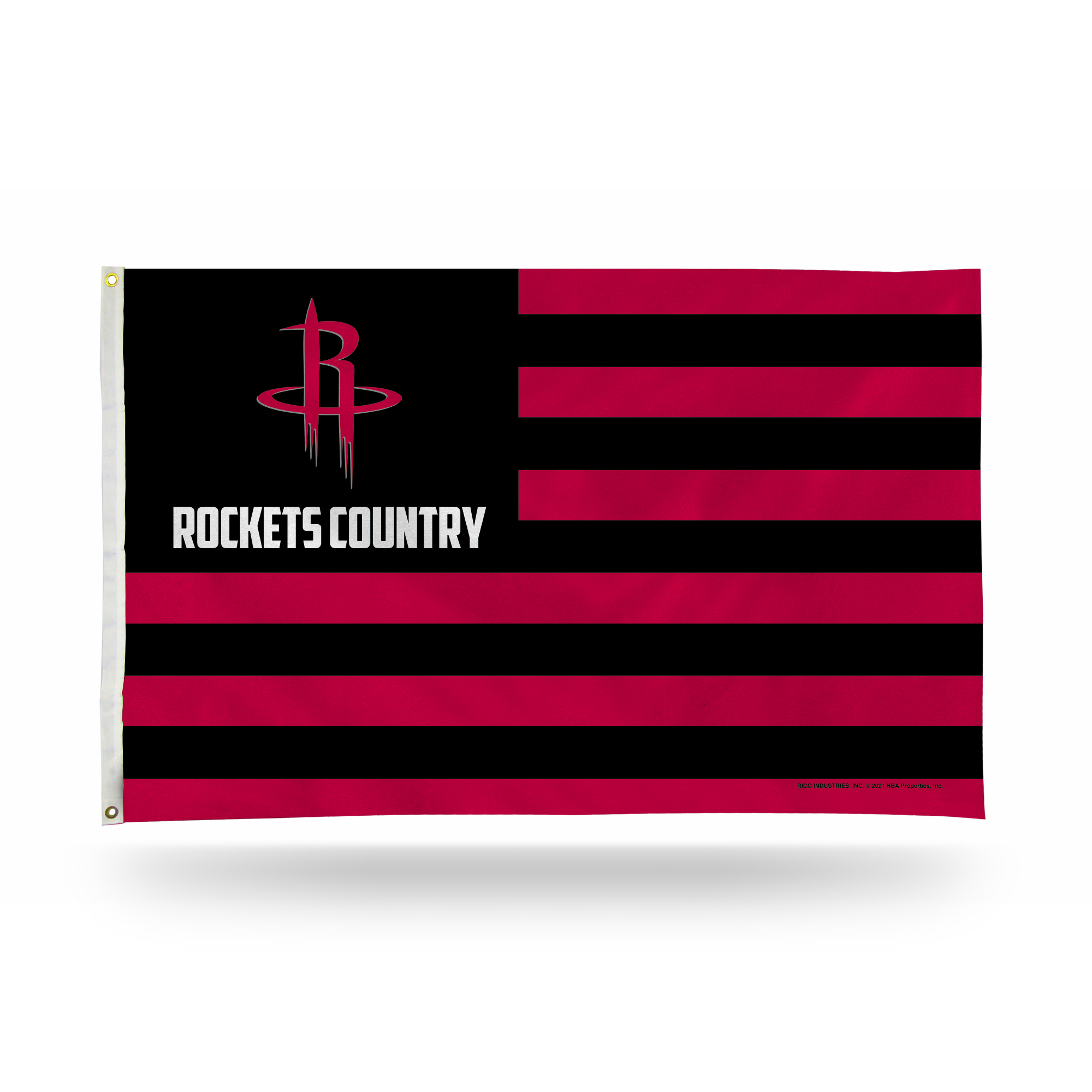 Rico Industries NBA Basketball Houston Rockets Country 3' x 5' Banner Flag