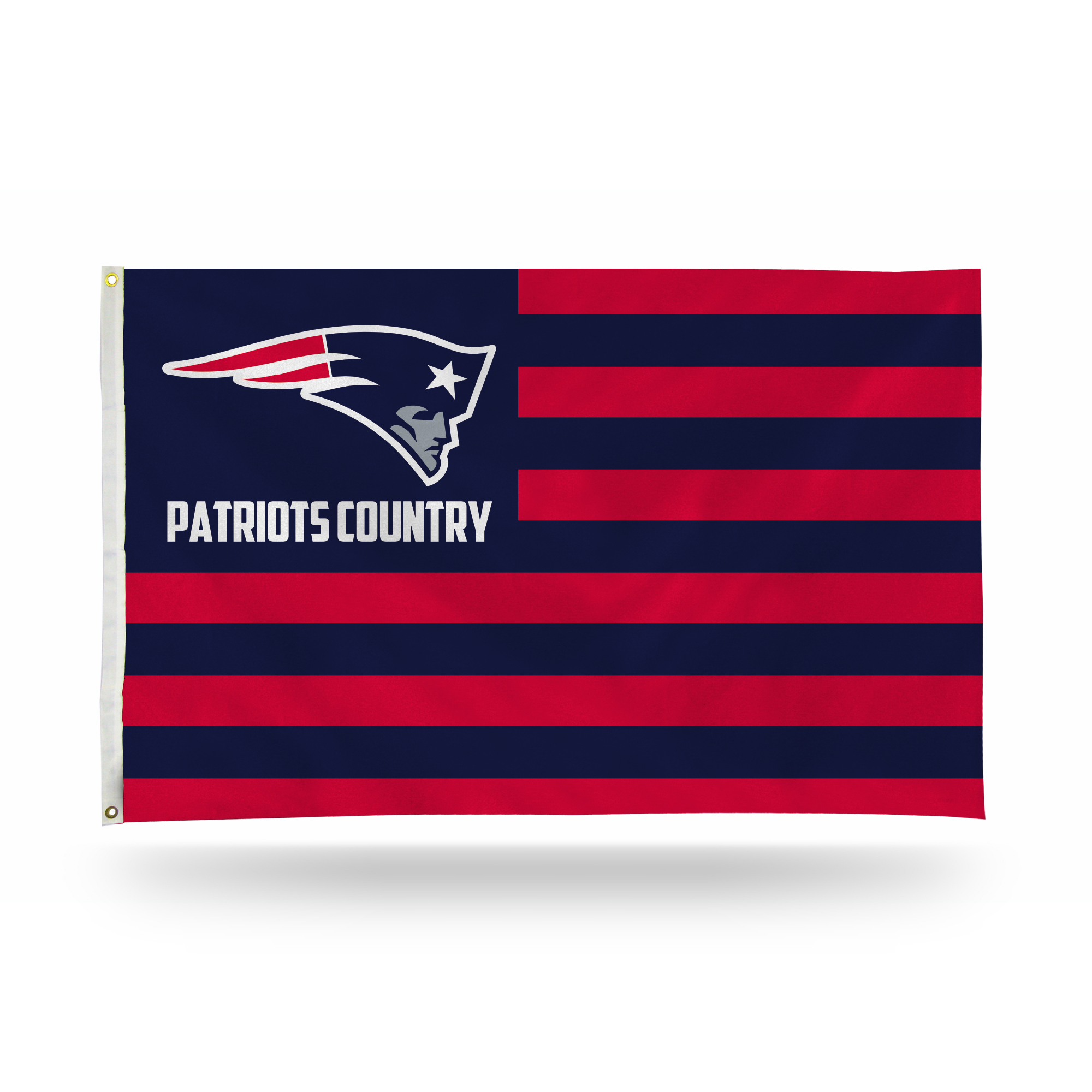 Rico Industries NFL Football New England Patriots Country 3' x 5' Banner Flag