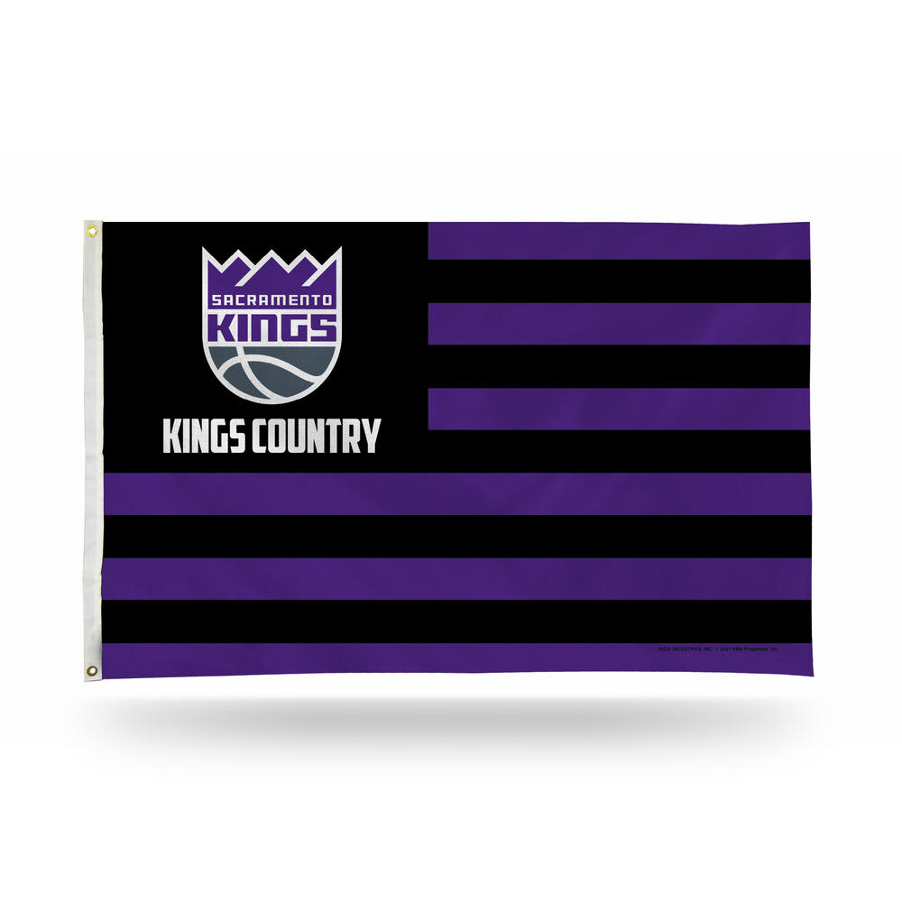 Rico Industries NBA Basketball Sacramento Kings Country 3' x 5' Banner Flag