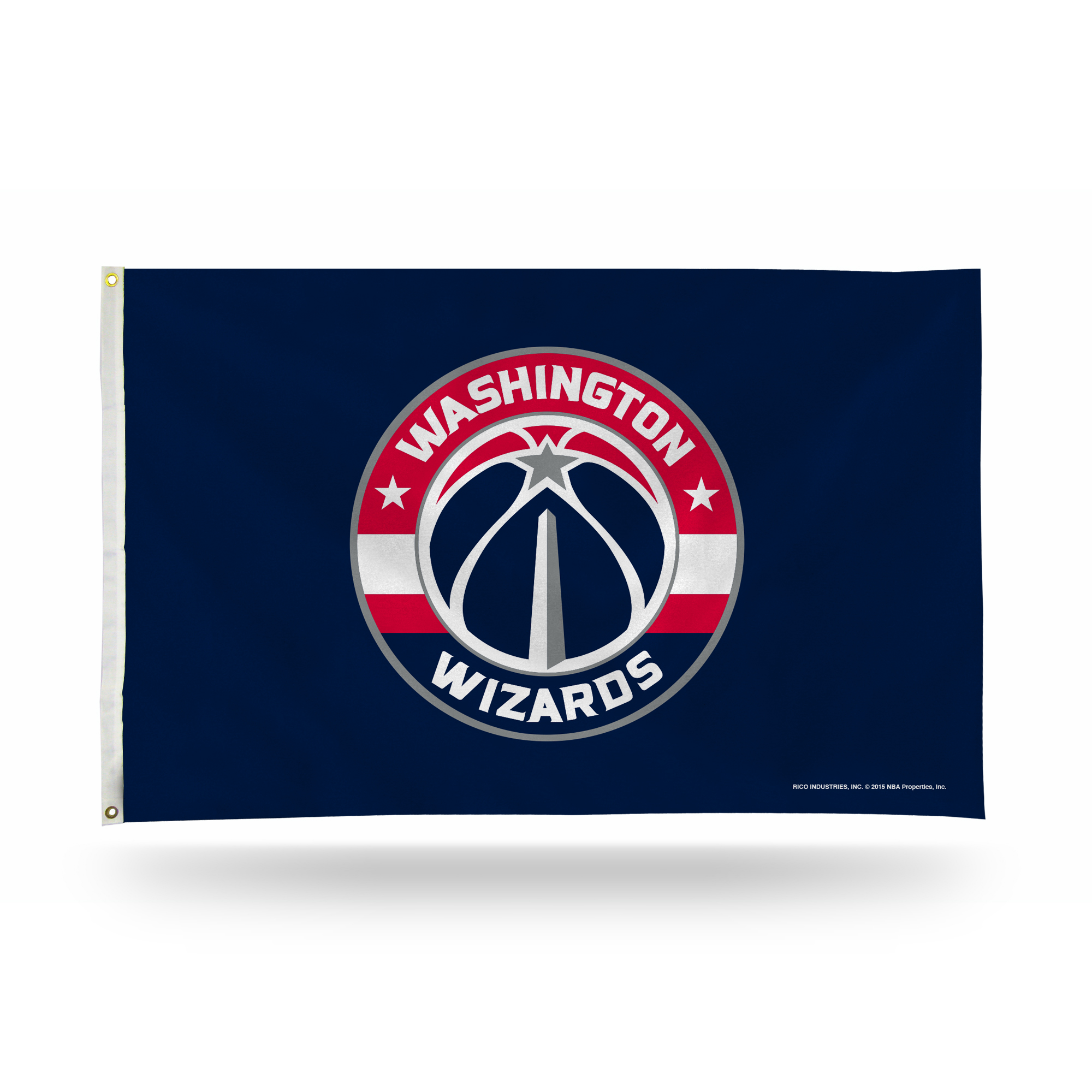 Rico Industries NBA Basketball Washington Wizards Standard 3' x 5' Banner Flag