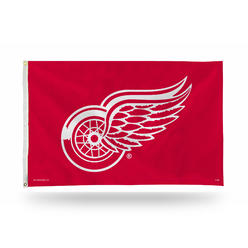 Rico Industries NHL Hockey Detroit Red Wings Red 3' x 5' Banner Flag