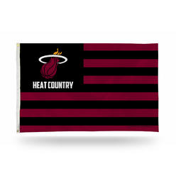 Rico Industries NBA Basketball Miami Heat Country 3' x 5' Banner Flag