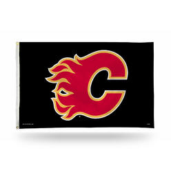 Rico Industries NHL Hockey Calgary Flames Standard 3' x 5' Banner Flag