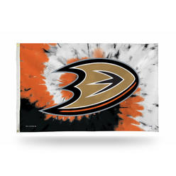 Rico Industries NHL Hockey Anaheim Ducks Tie Dye 3' x 5' Banner Flag