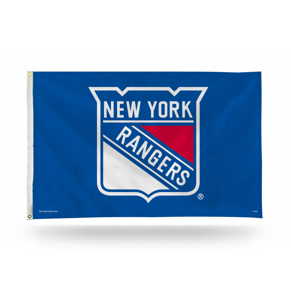 Rico Industries NHL Hockey New York Rangers Standard 3' x 5' Banner Flag