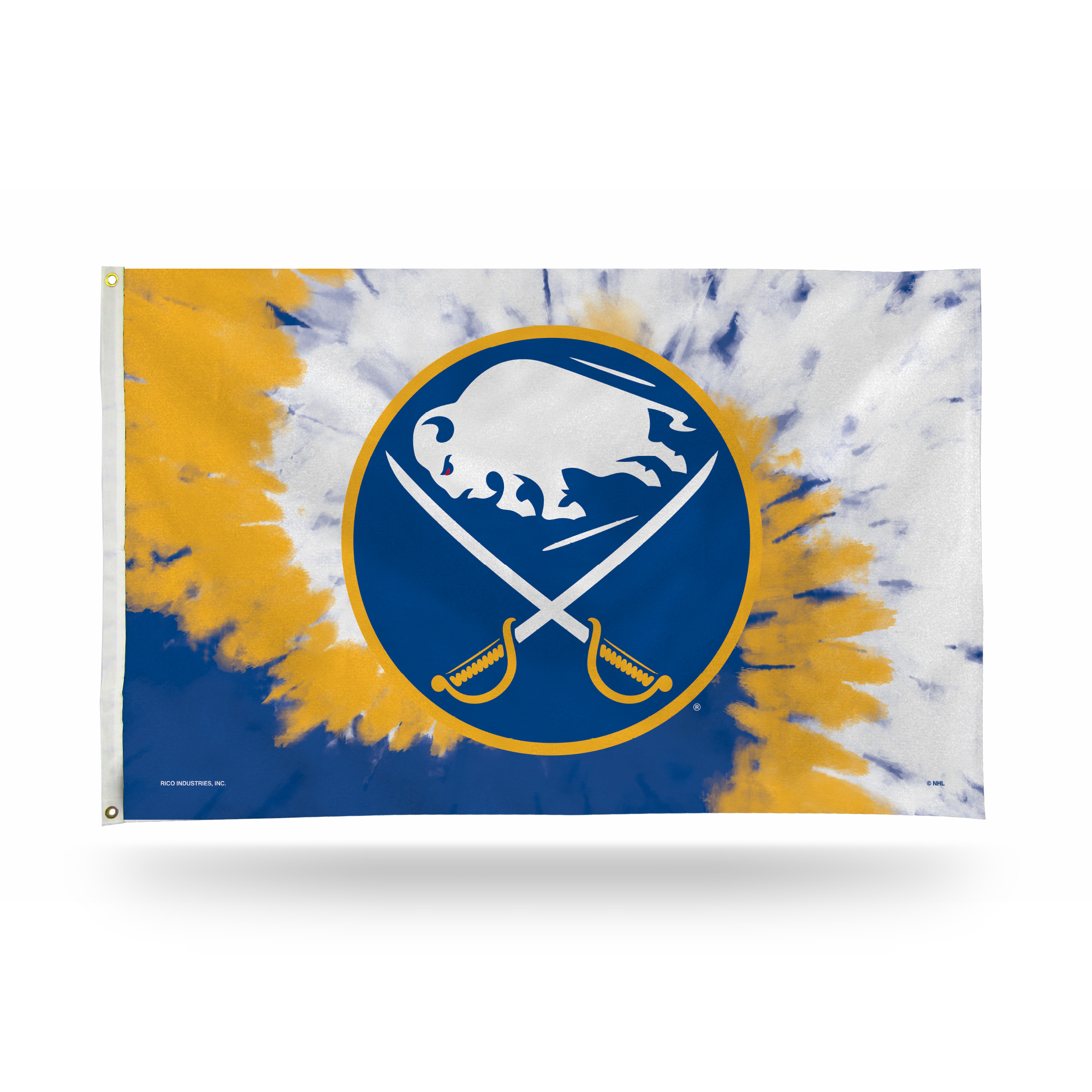 Rico Industries NHL Hockey Buffalo Sabres Tie Dye 3' x 5' Banner Flag