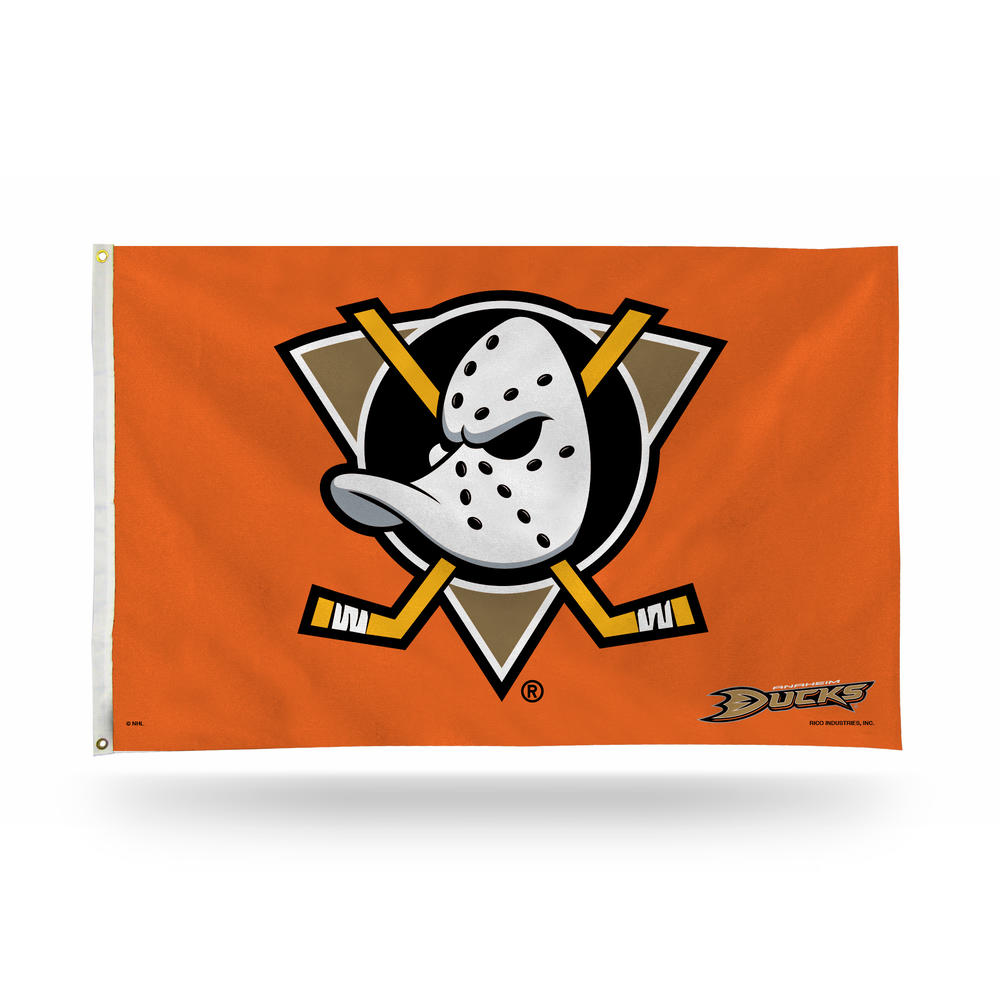Rico Industries NHL Hockey Anaheim Ducks Throwback Logo 3' x 5' Banner Flag