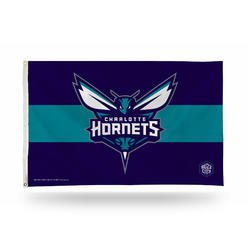Rico Industries NBA Basketball Charlotte Hornets Buzz City 3' x 5' Banner Flag