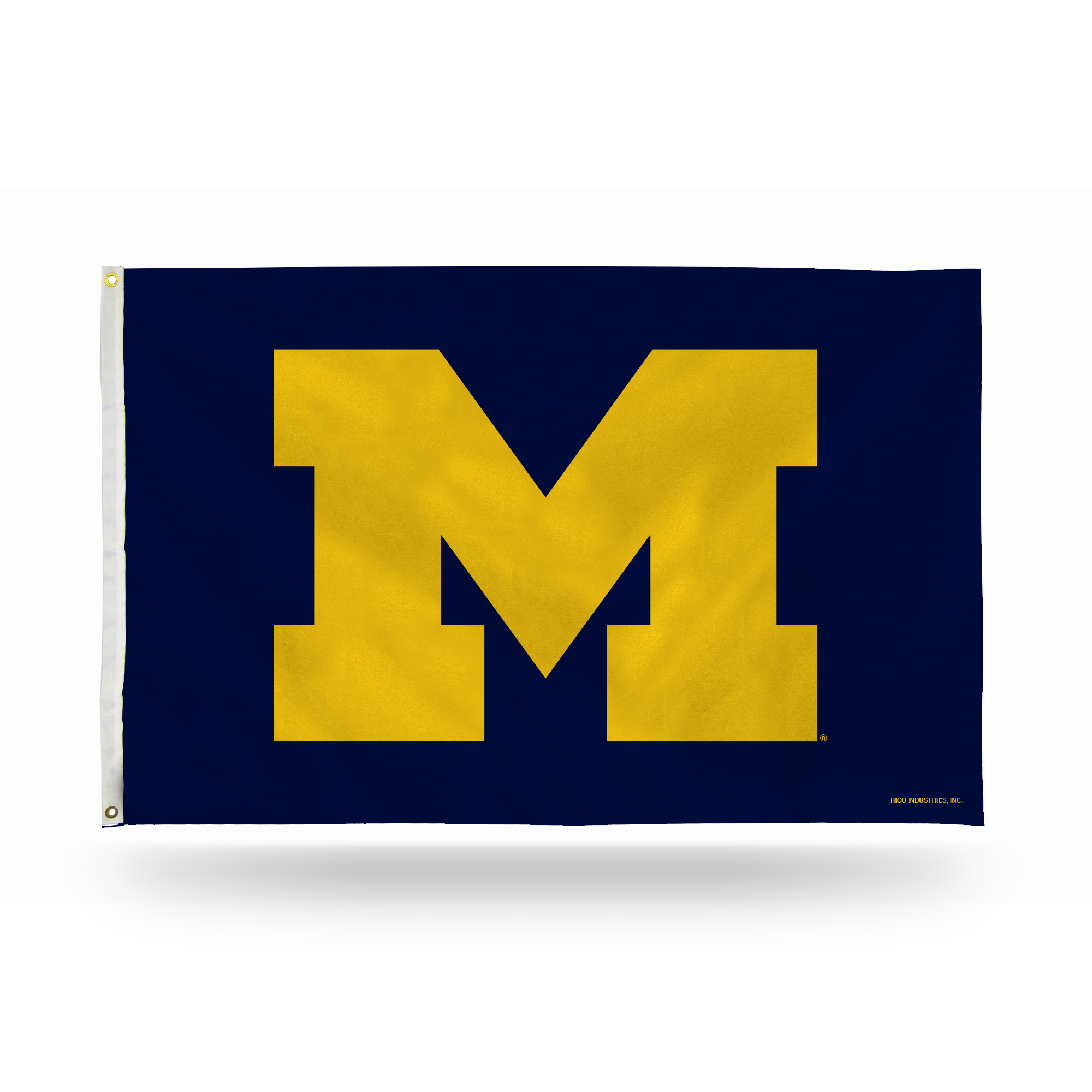 Rico Industries NCAA  Michigan Wolverines Navy 3' x 5' Banner Flag