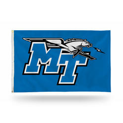Rico Industries NCAA  Middle Tennessee Blue Raiders Primary 3' x 5' Banner Flag