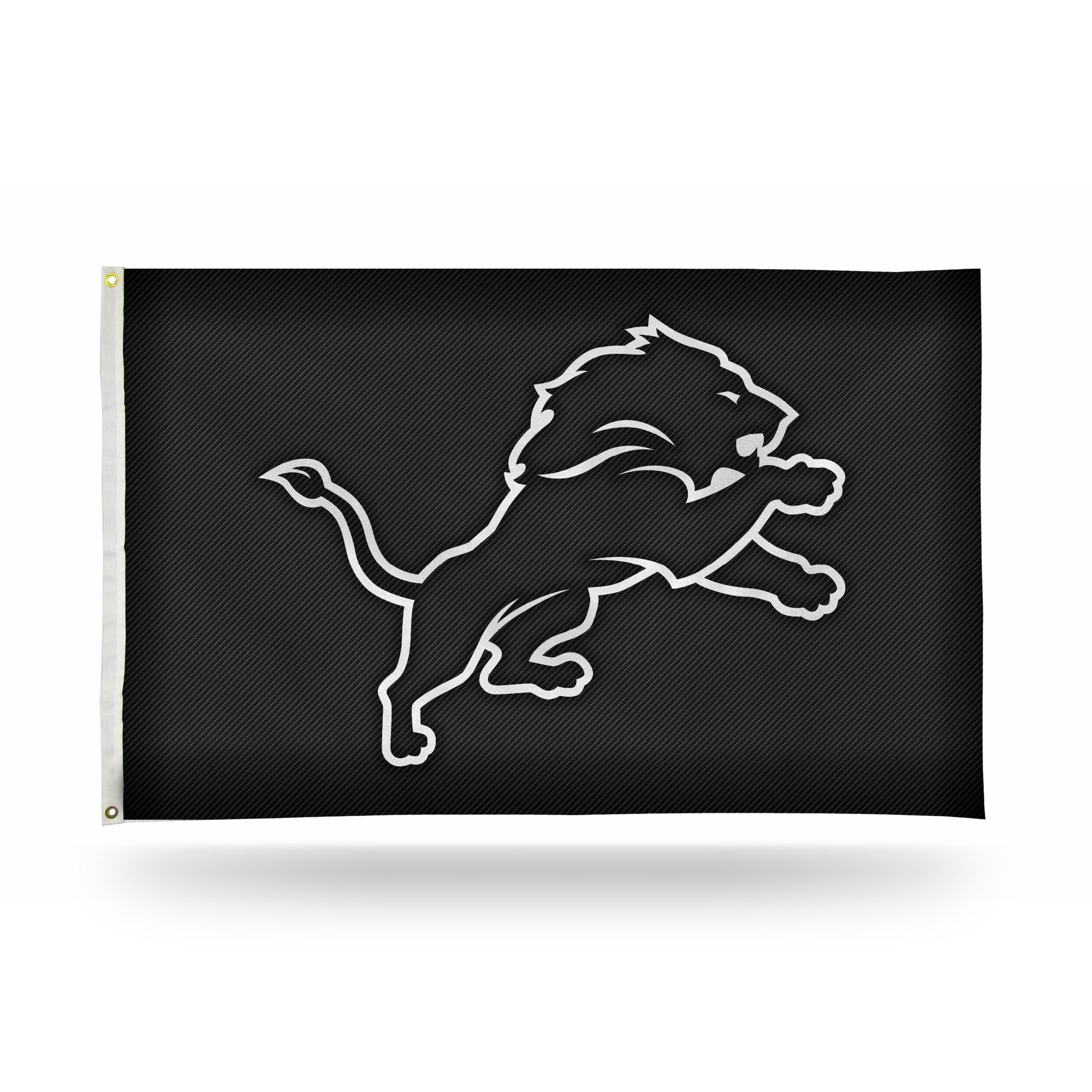 Rico Industries NFL Football Detroit Lions Carbon Fiber 3' x 5' Banner Flag