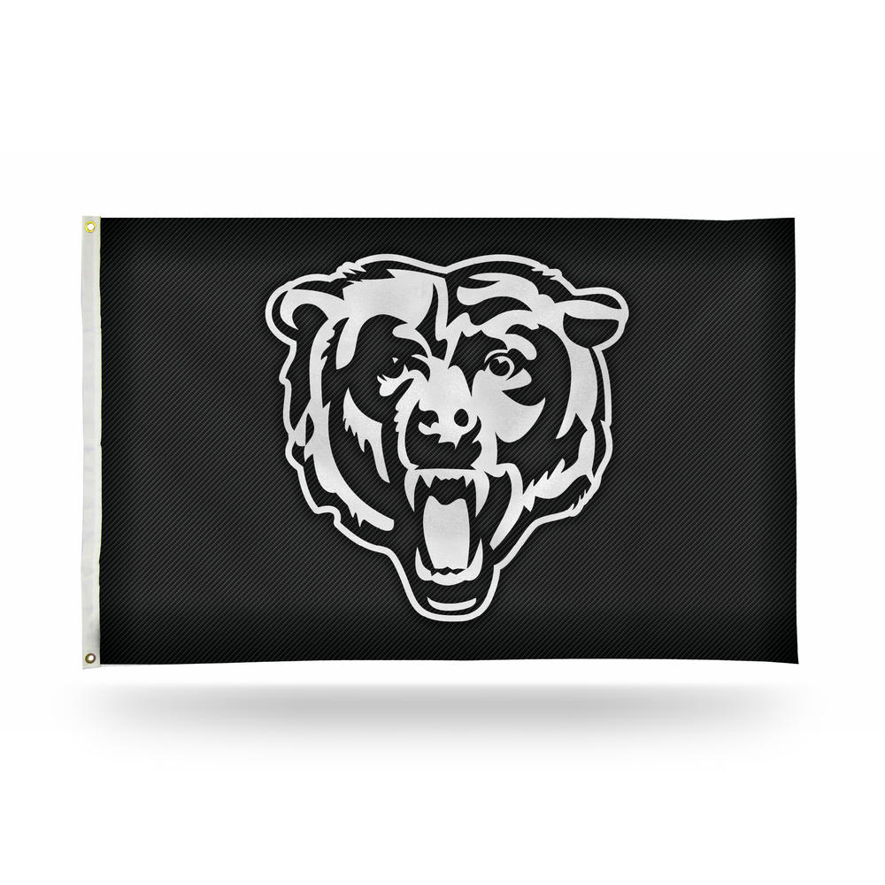Rico Industries NFL Football Chicago Bears Carbon Fiber 3' x 5' Banner Flag