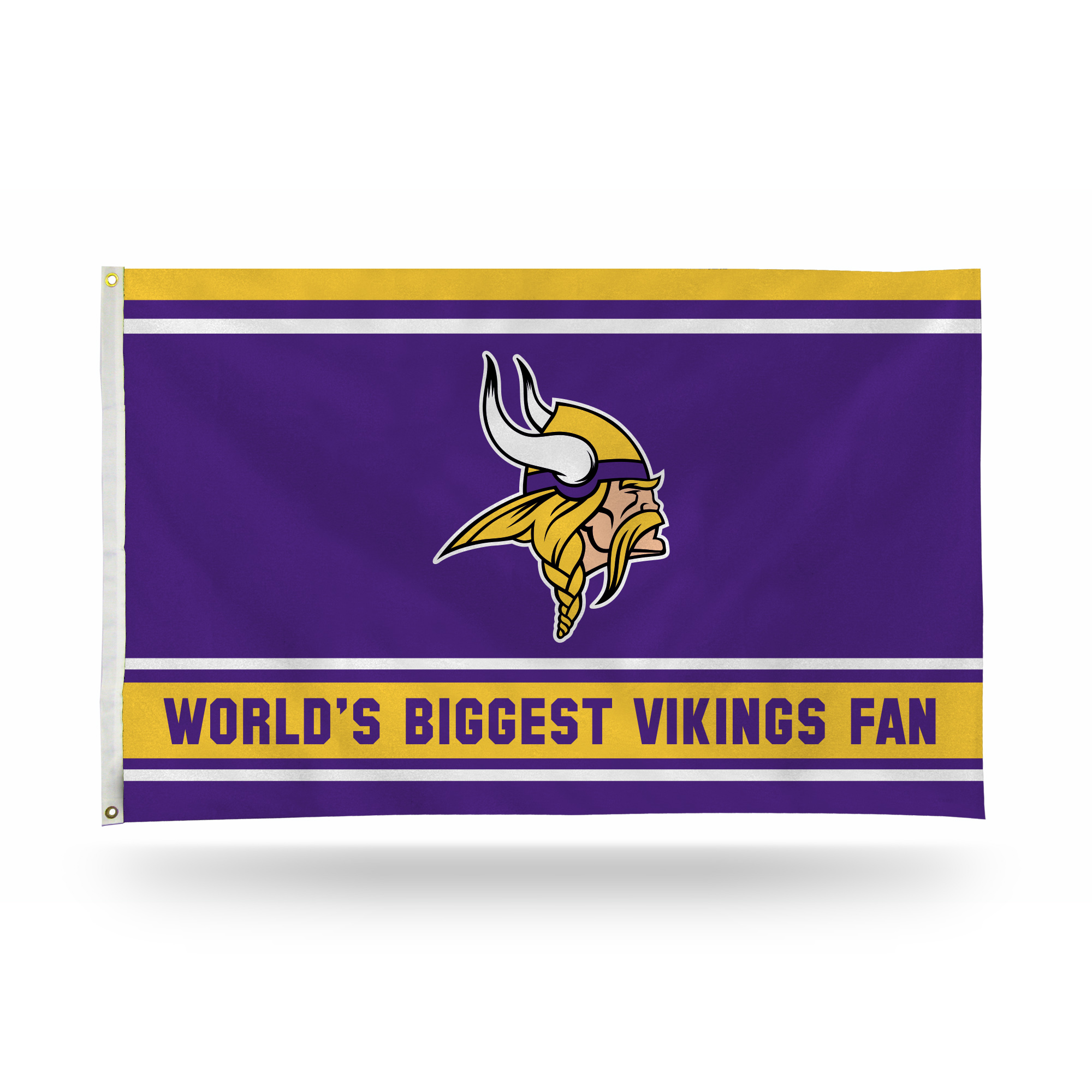 Rico Industries NFL Football Minnesota Vikings Exclusive-Fan 3' x 5' Banner Flag