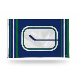 Rico Industries NHL Hockey Vancouver Canucks Retro 3' x 5' Banner Flag