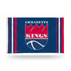 Rico Industries NBA Basketball Sacramento Kings Retro 3' x 5' Banner Flag